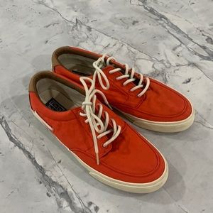 POLO Ralph Lauren Vance side lace sneakers, size 10D, orange